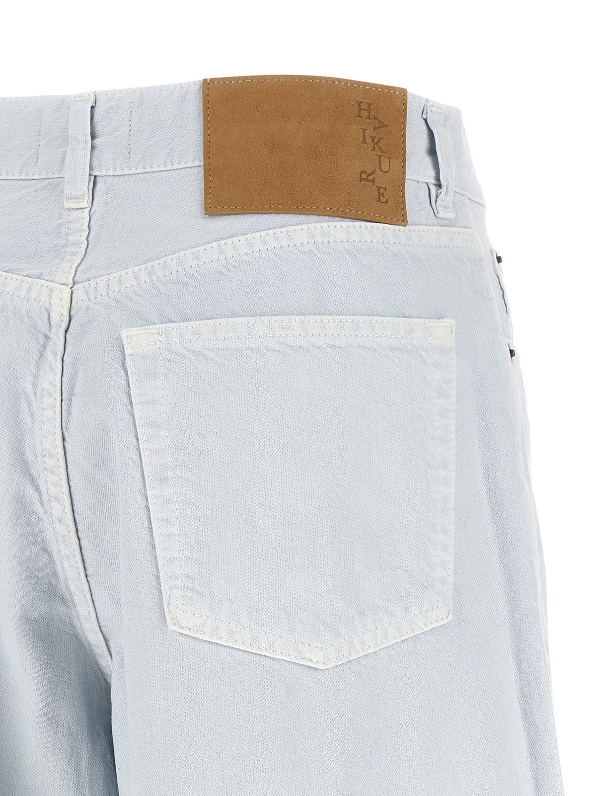 Jean décontracté en coton blanc Haikure