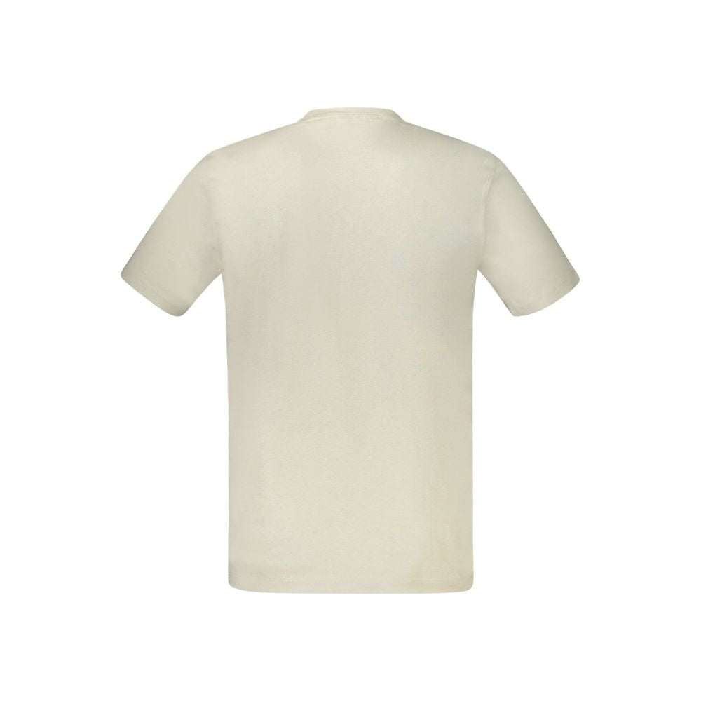 T-shirt Hugo Boss beige en coton pour homme