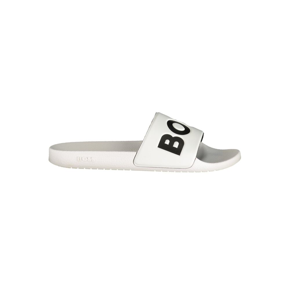 Chausson Hugo Boss blanc en polyuréthane pour homme