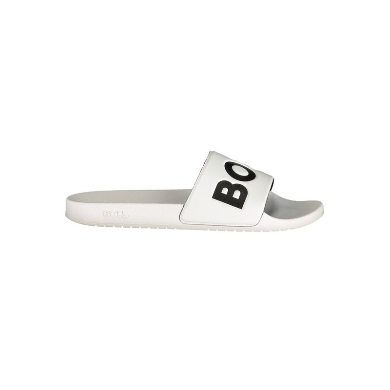 Chausson Hugo Boss blanc en polyuréthane pour homme