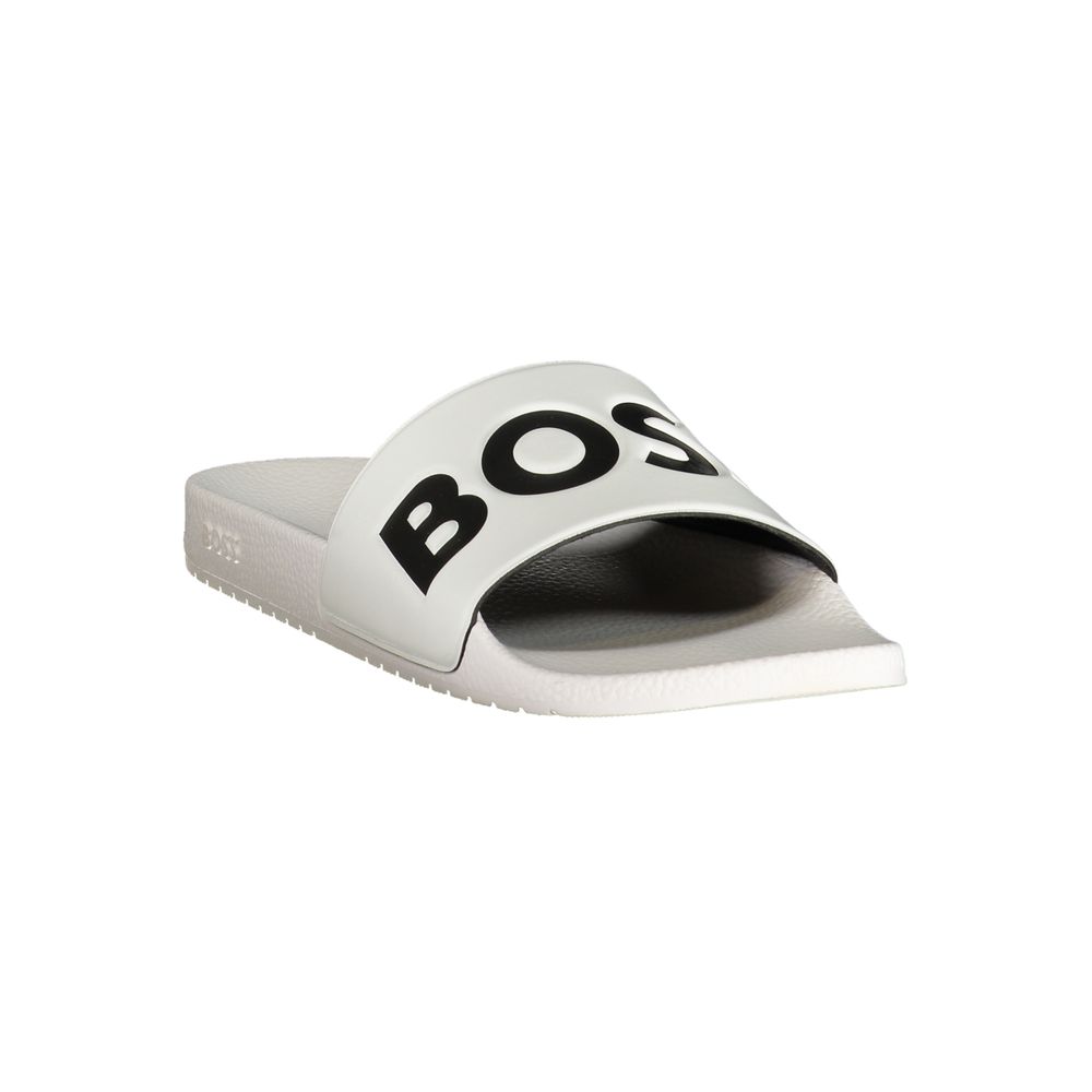 Chausson Hugo Boss blanc en polyuréthane pour homme