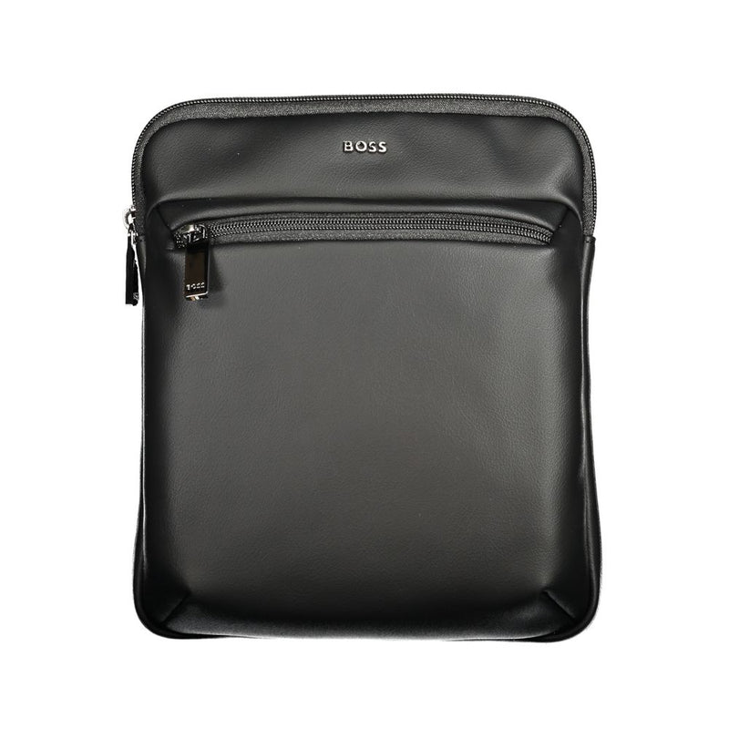 Sac bandoulière Hugo Boss noir en polyuréthane pour homme