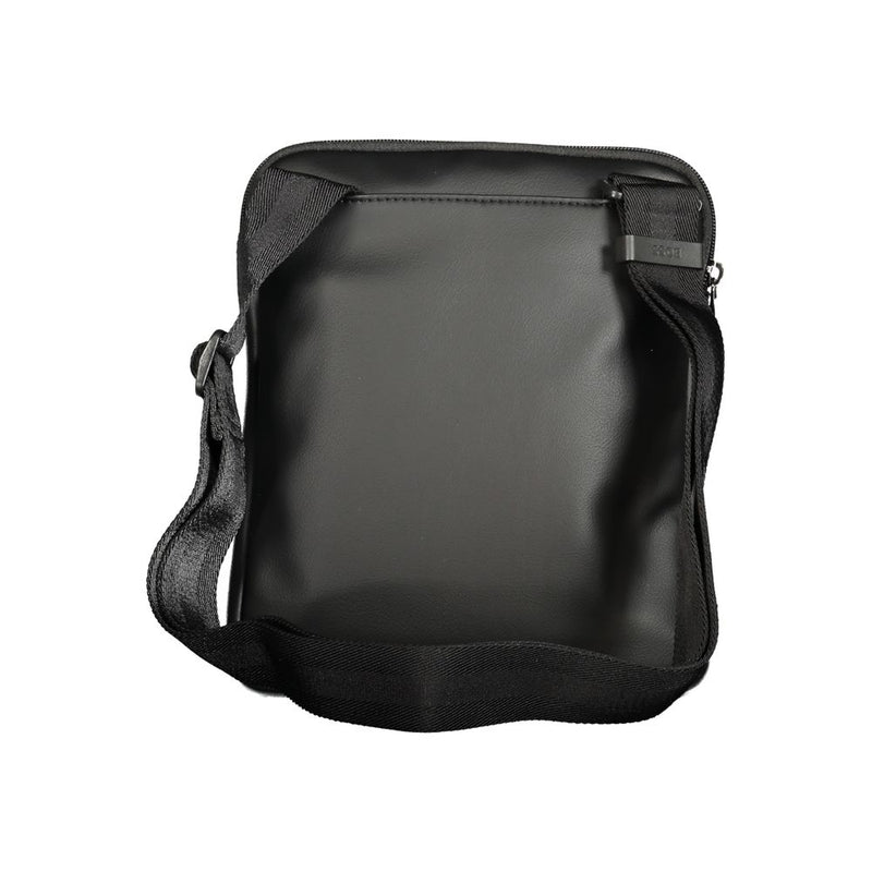 Sac bandoulière Hugo Boss noir en polyuréthane pour homme