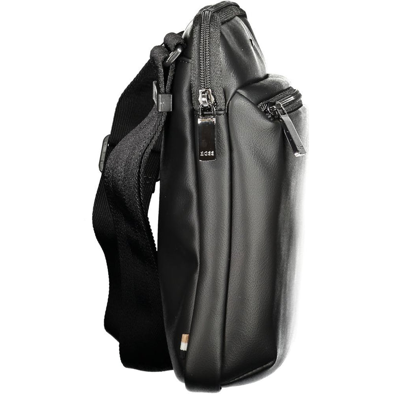 Sac bandoulière Hugo Boss noir en polyuréthane pour homme