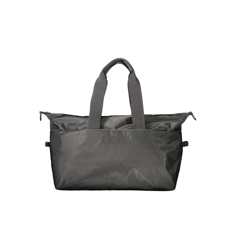 Sac homme en polyuréthane noir Hugo Boss