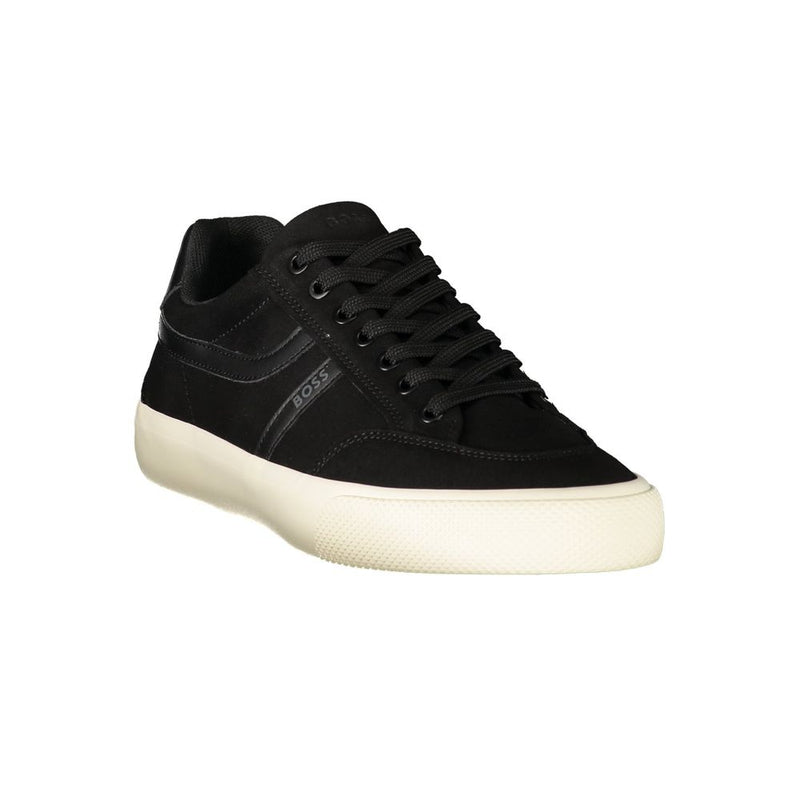 Baskets Hugo Boss Noires en Polyuréthane pour Homme