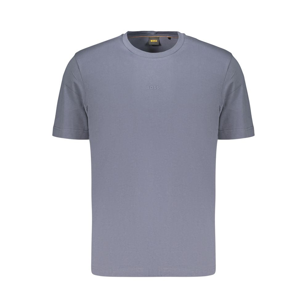 T-shirt en coton bleu Hugo Boss pour homme
