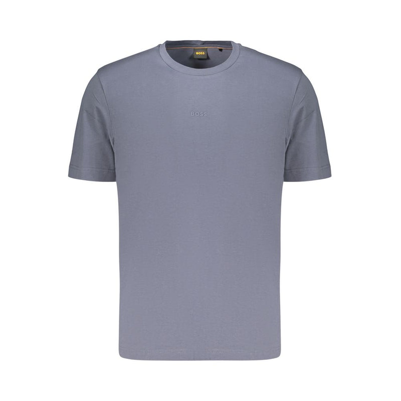 T-shirt en coton bleu Hugo Boss pour homme