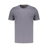 T-shirt Hugo Boss bleu en coton pour homme
