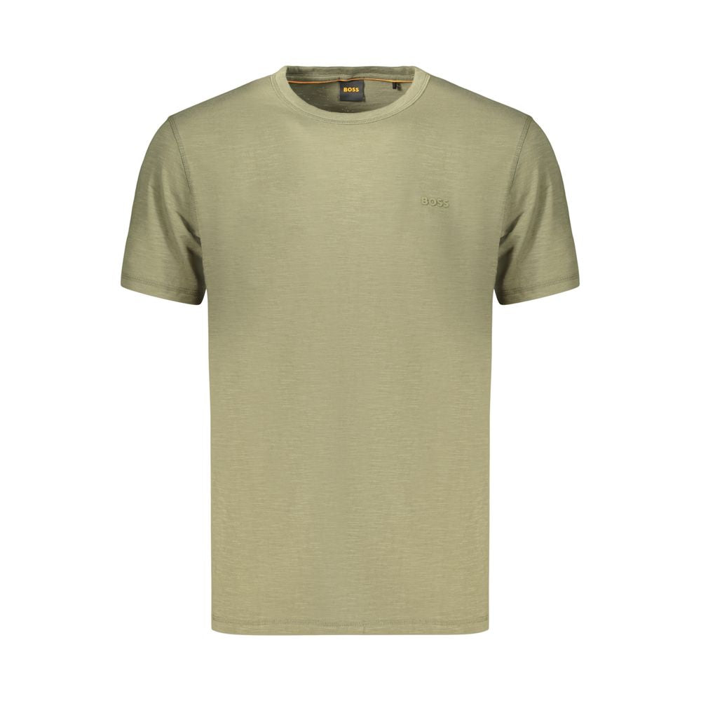 T-shirt en coton vert Hugo Boss pour homme