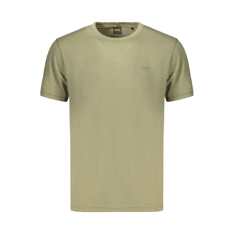T-shirt en coton vert Hugo Boss pour homme