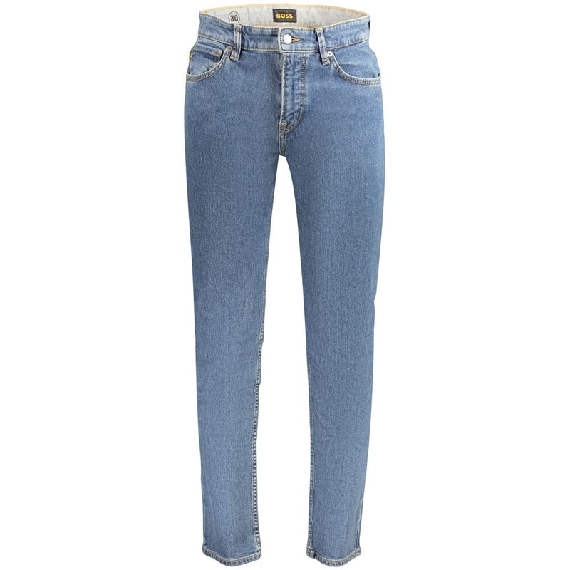 Jean Hugo Boss bleu en coton pour homme