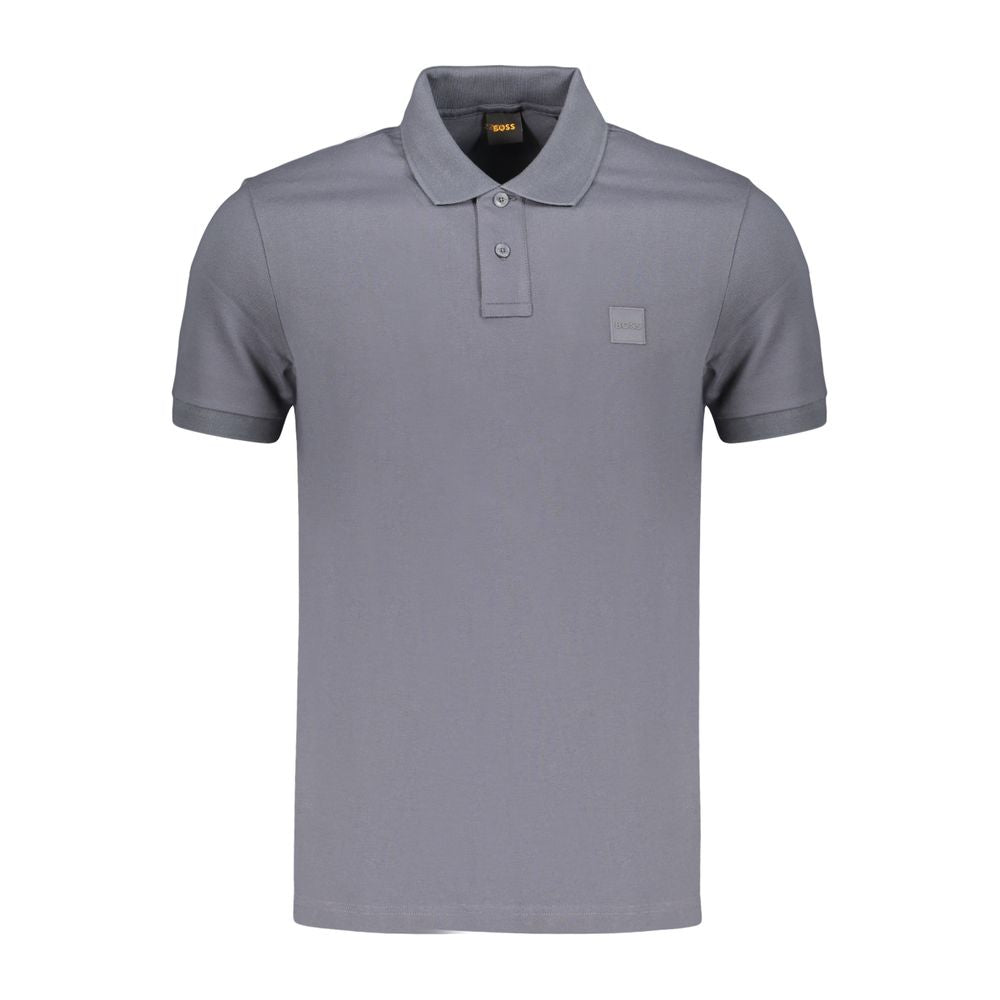 Polo en coton bleu pour homme Hugo Boss