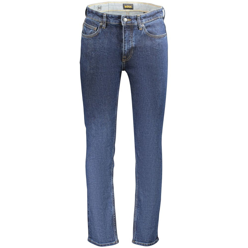 Jean Hugo Boss bleu en coton pour homme