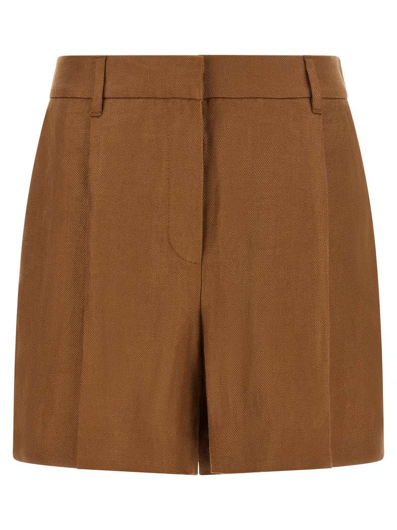 Shorts Bermudas Brunello Cucinelli en Lin Marron