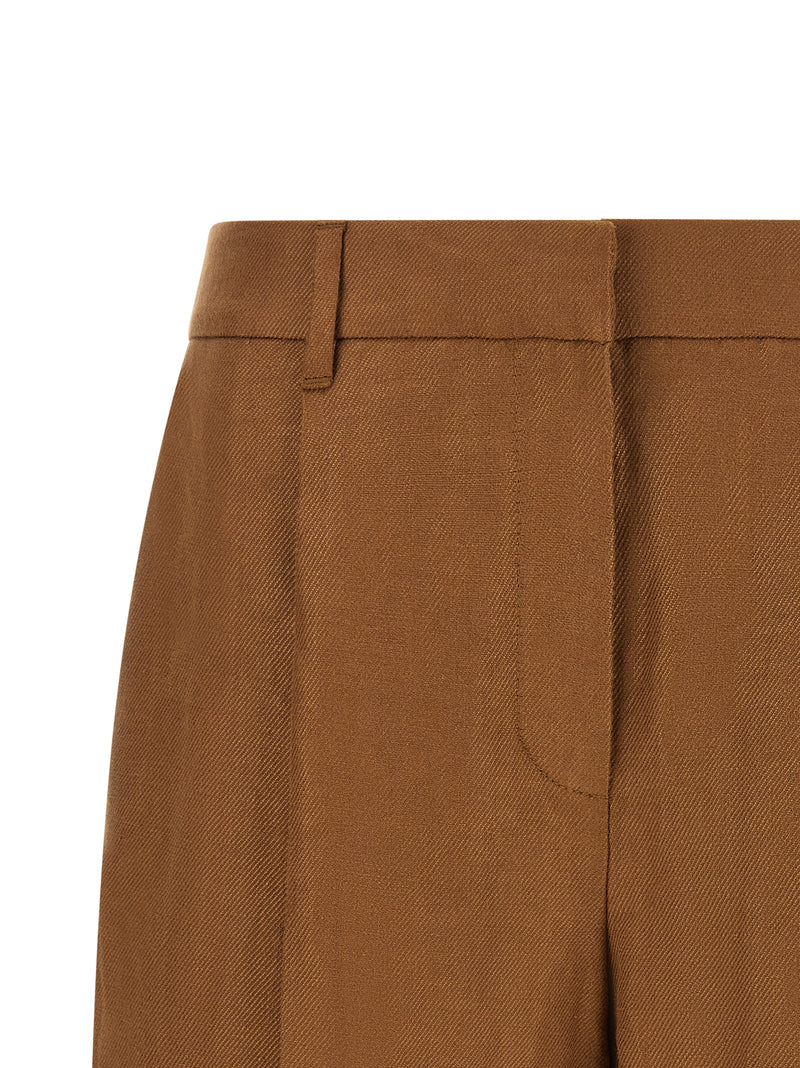 Shorts Bermudas Brunello Cucinelli en Lin Marron