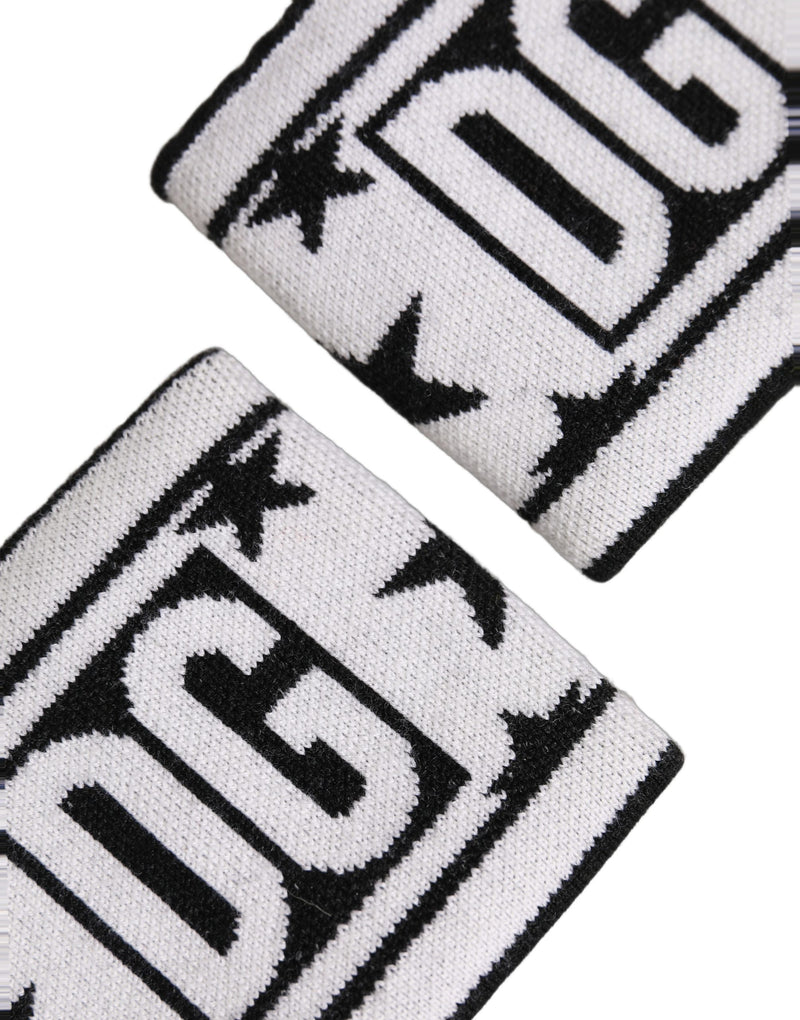 Dolce & Gabbana Ensemble Homme Laine Blanche Noire Logo #DGMILLENNIALS Bracelet