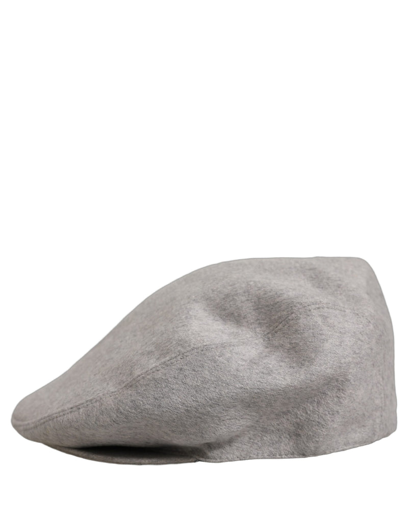 Casquette Plate Dolce & Gabbana Homme Gris Clair Cachemire