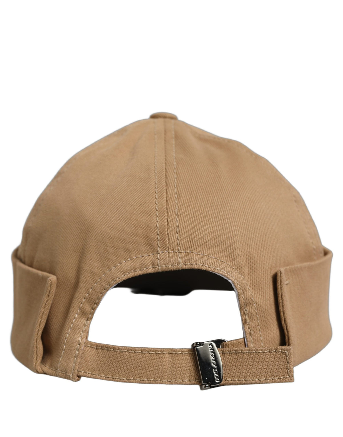 Casquette Docker sans bords en coton kaki Dolce & Gabbana Homme