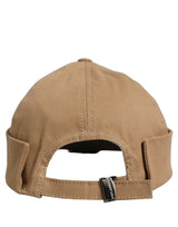 Casquette Docker sans bords en coton kaki Dolce & Gabbana Homme