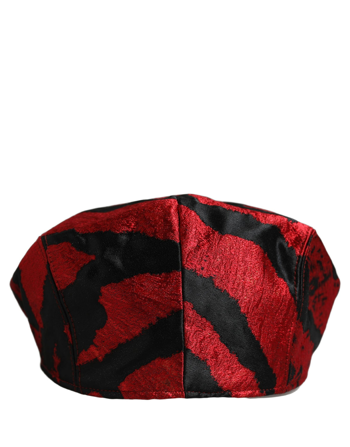 Casquette Gavroche Dolce & Gabbana pour Homme en Coton à Rayures Rouges et Noires