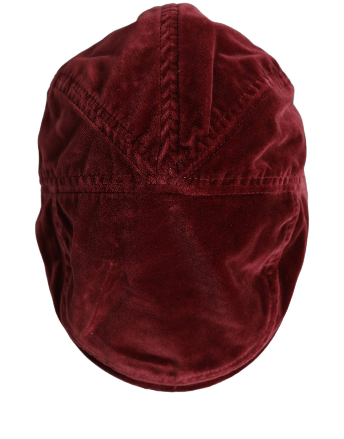 Casquette de Gavroche Dolce & Gabbana pour Homme en Coton Rouge Foncé