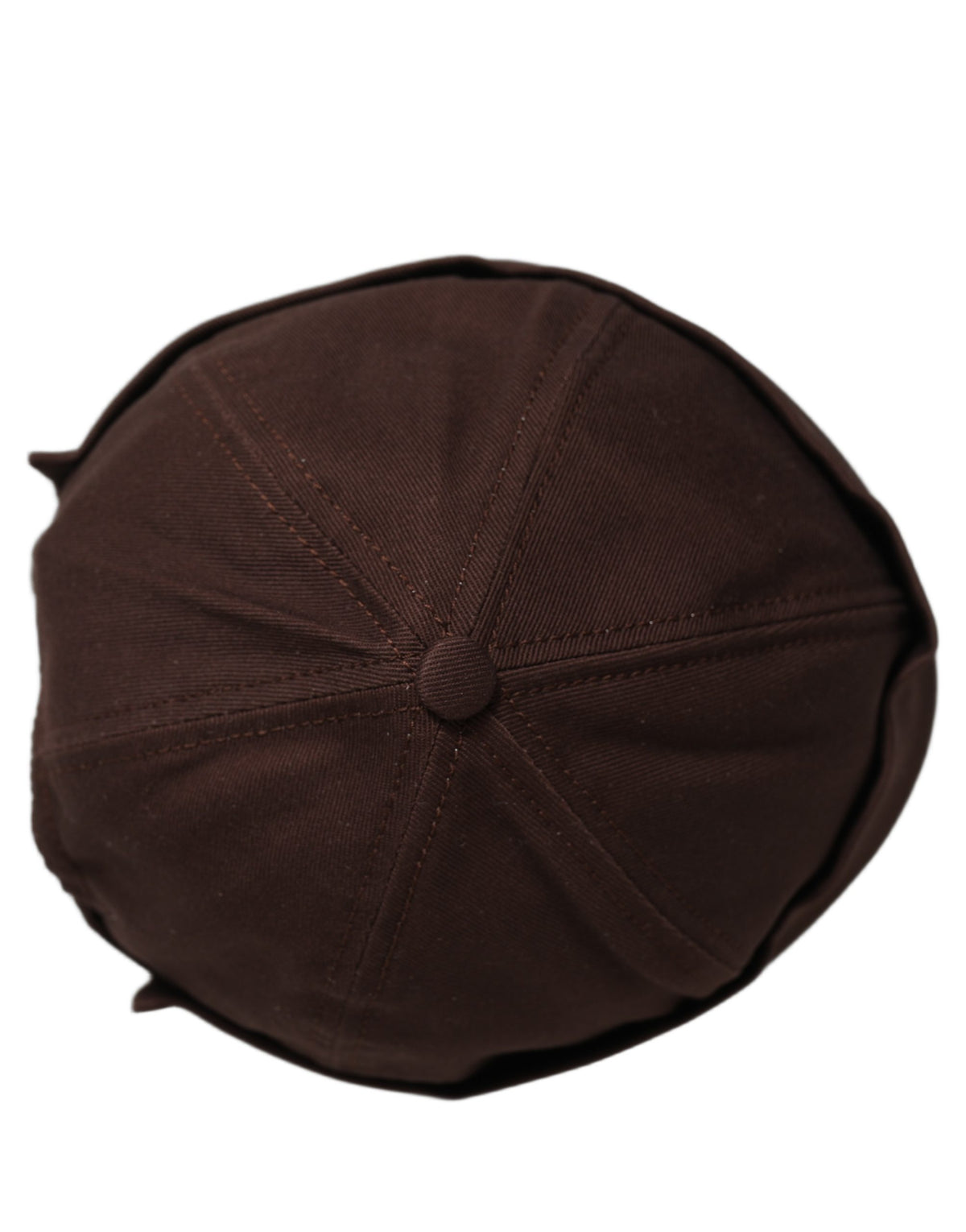 Dolce & Gabbana Casquette Docker Capello Homme en Coton Marron sans Bord