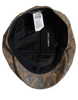 Dolce & Gabbana Casquette Gavroche Homme Marron en Coton