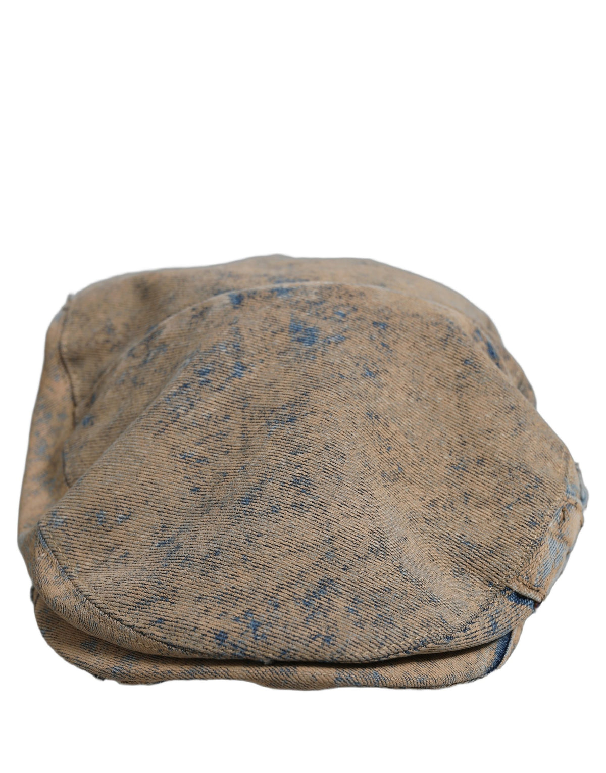 Casquette gavroche en jean de coton marron Dolce & Gabbana
