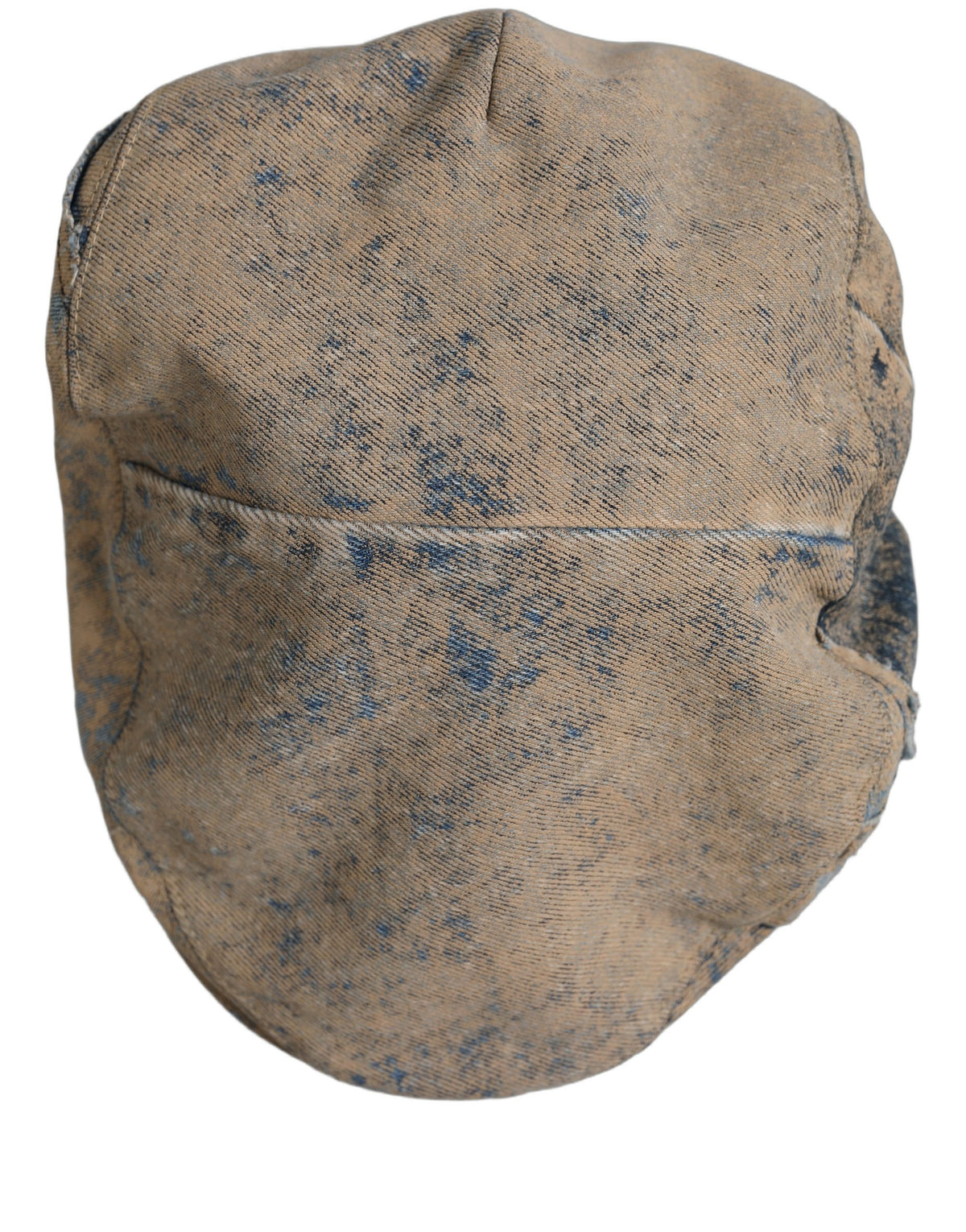 Casquette gavroche en jean de coton marron Dolce & Gabbana