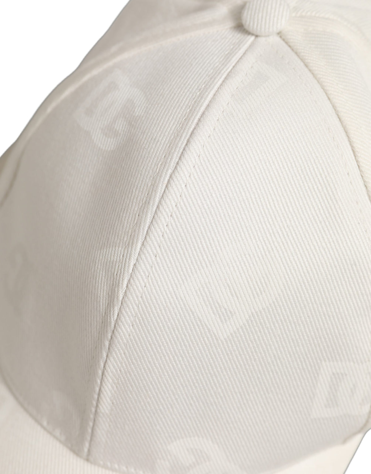 Casquette Dolce & Gabbana en Coton Stretch Blanc pour Homme