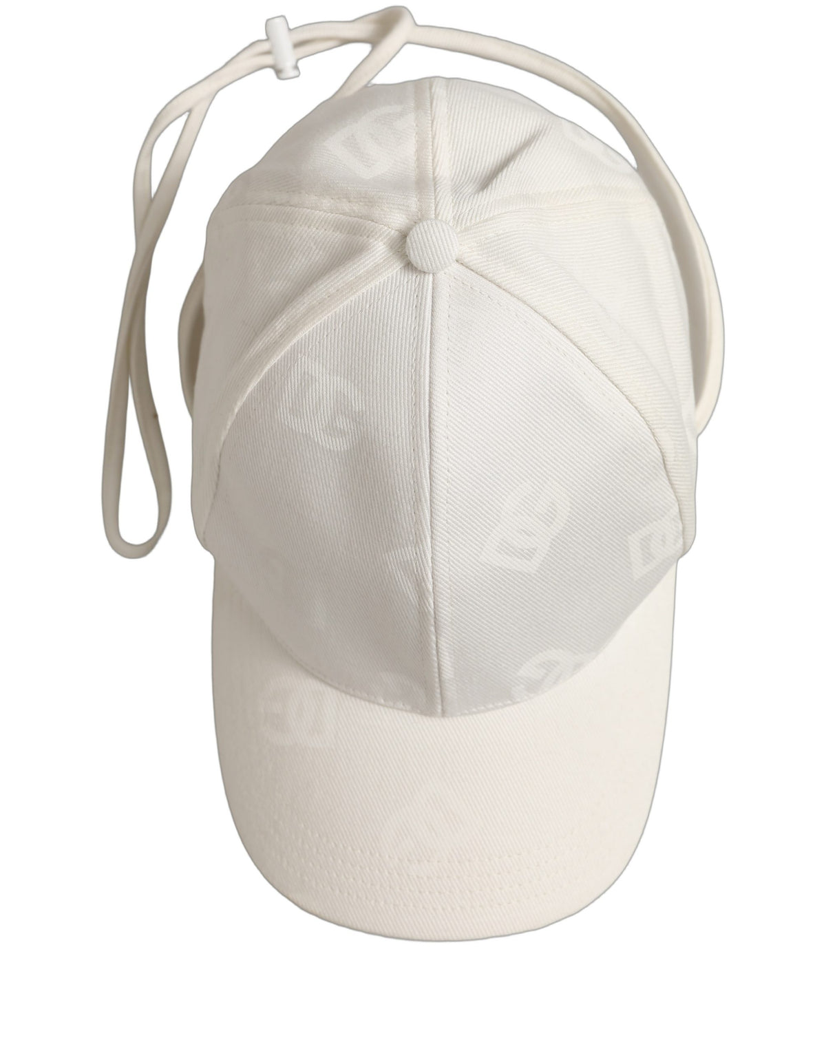 Casquette Dolce & Gabbana en Coton Stretch Blanc pour Homme