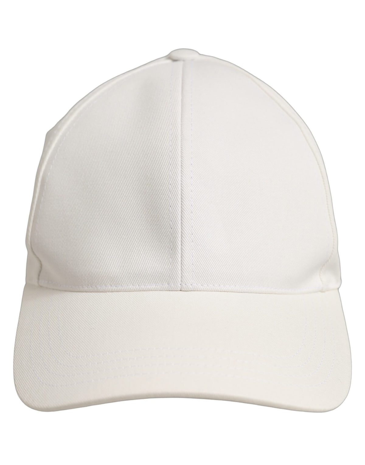 Casquette de baseball blanche en coton à 6 panneaux Dolce & Gabbana pour homme