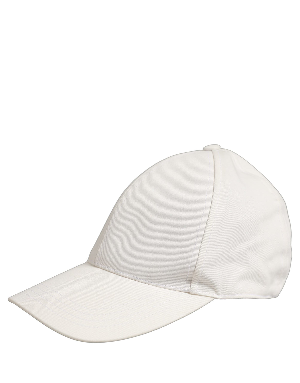Casquette de baseball blanche en coton à 6 panneaux Dolce & Gabbana pour homme