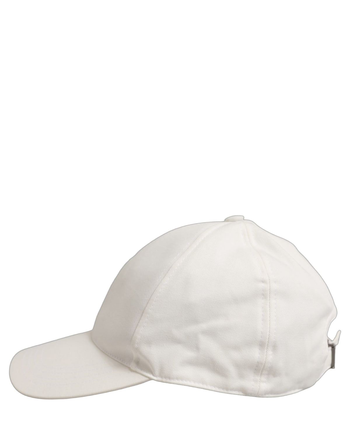 Casquette de baseball blanche en coton à 6 panneaux Dolce & Gabbana pour homme