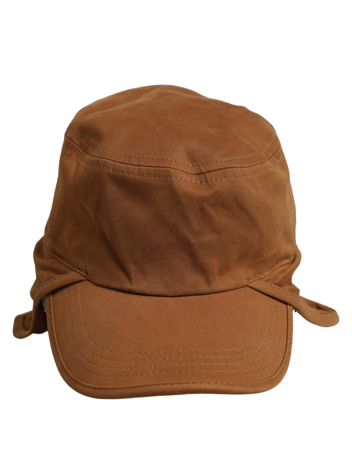 Casquette de baseball Dolce & Gabbana pour homme en coton marron à double visière