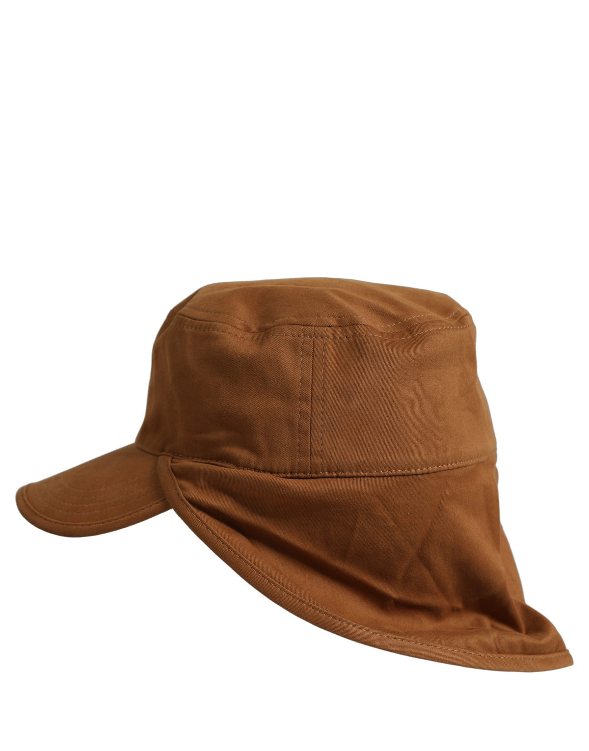 Casquette de baseball Dolce & Gabbana pour homme en coton marron à double visière