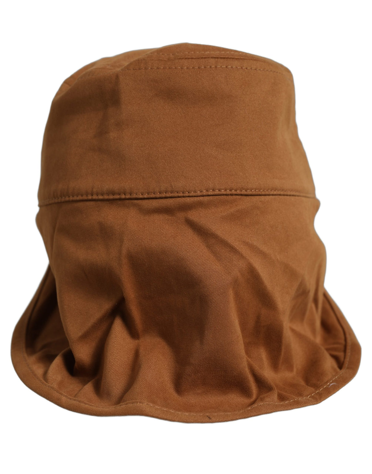 Casquette de baseball Dolce & Gabbana pour homme en coton marron à double visière