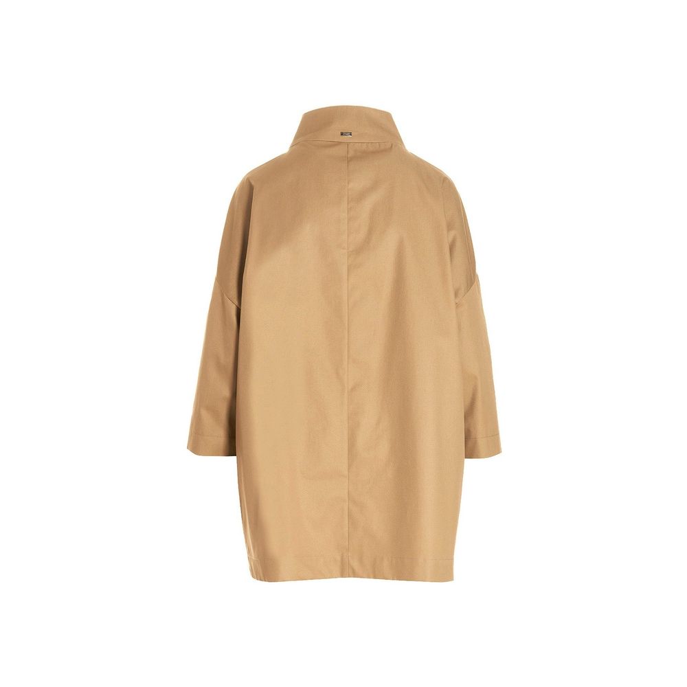 Manteau en coton marron Herno