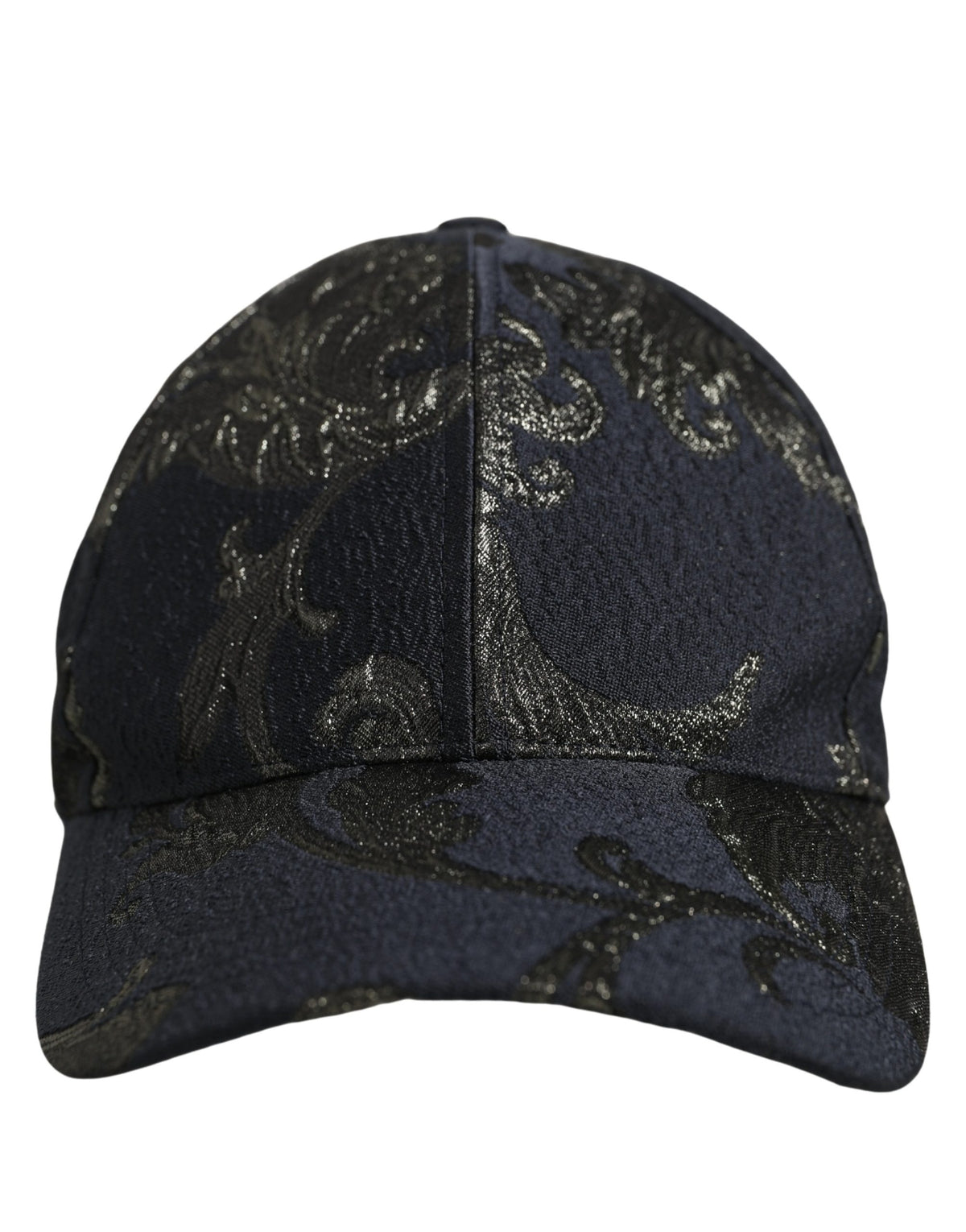 Casquette de baseball en coton Barocco noir à motif floral Dolce & Gabbana pour homme