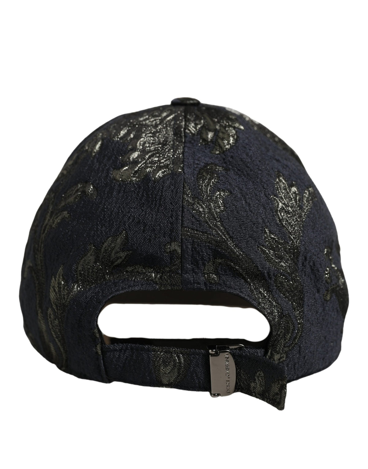 Casquette de baseball en coton Barocco noir à motif floral Dolce & Gabbana pour homme