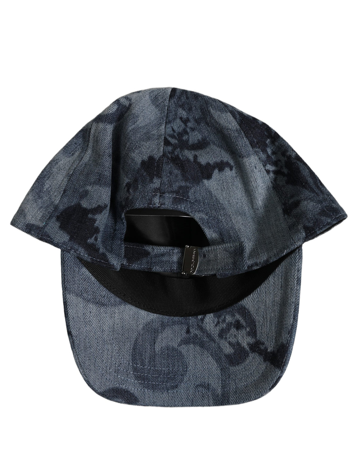 Casquette de baseball en coton bleu Dolce & Gabbana pour homme avec logo imprimé