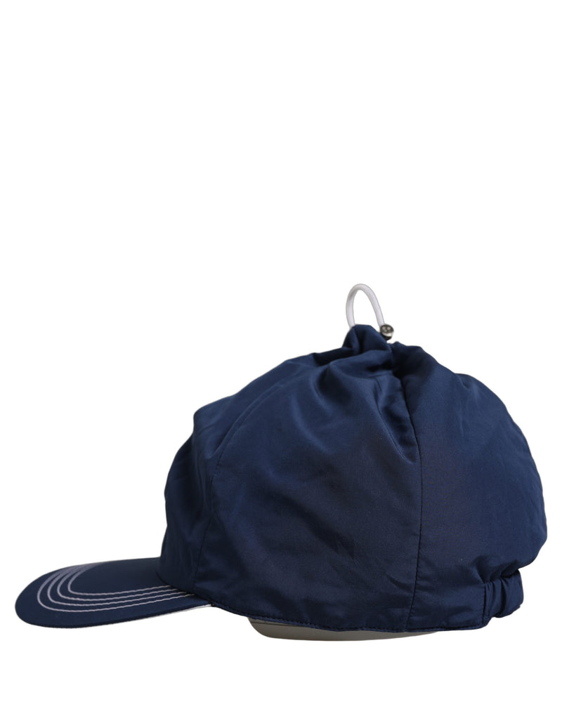 Casquette de baseball Dolce & Gabbana pour homme en polyester bleu marine