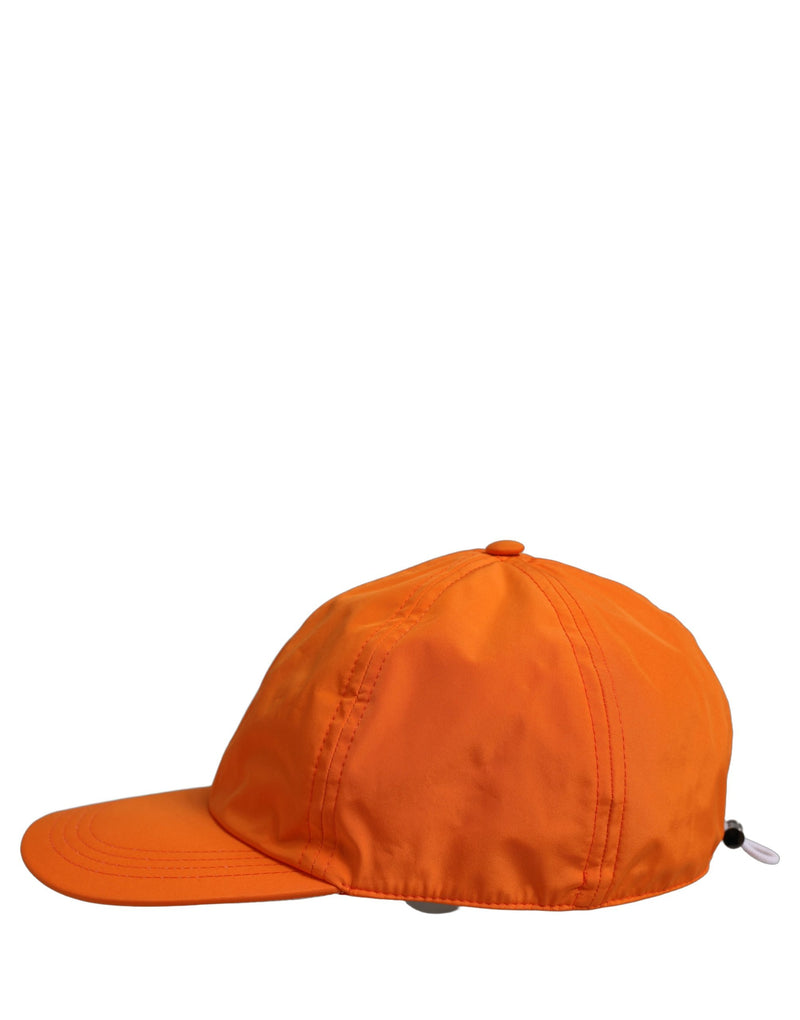 Casquette de baseball homme Dolce & Gabbana en polyester orange 6 panneaux