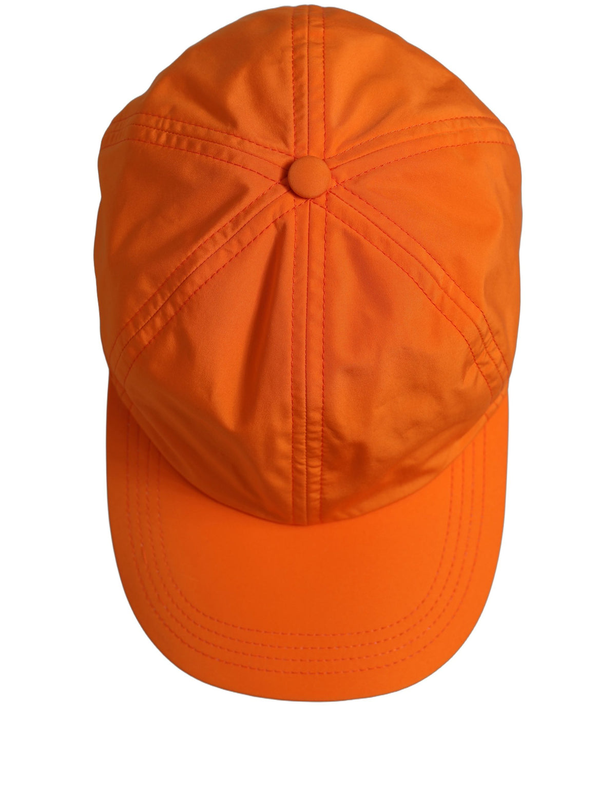 Casquette de baseball homme Dolce & Gabbana en polyester orange 6 panneaux