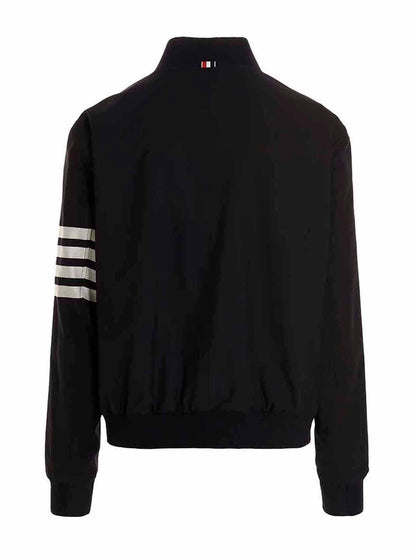 Thom Browne Blue Wool Bomber