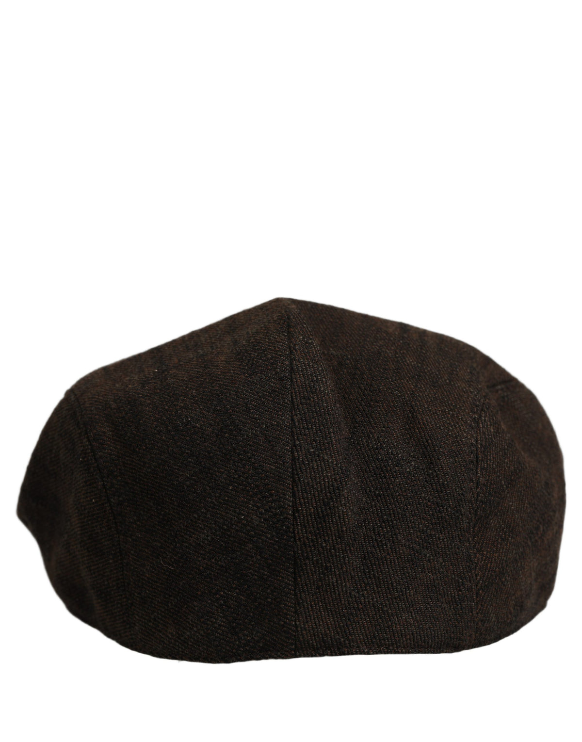 Casquette Plate Newsboy Dolce & Gabbana Homme en Coton Marron
