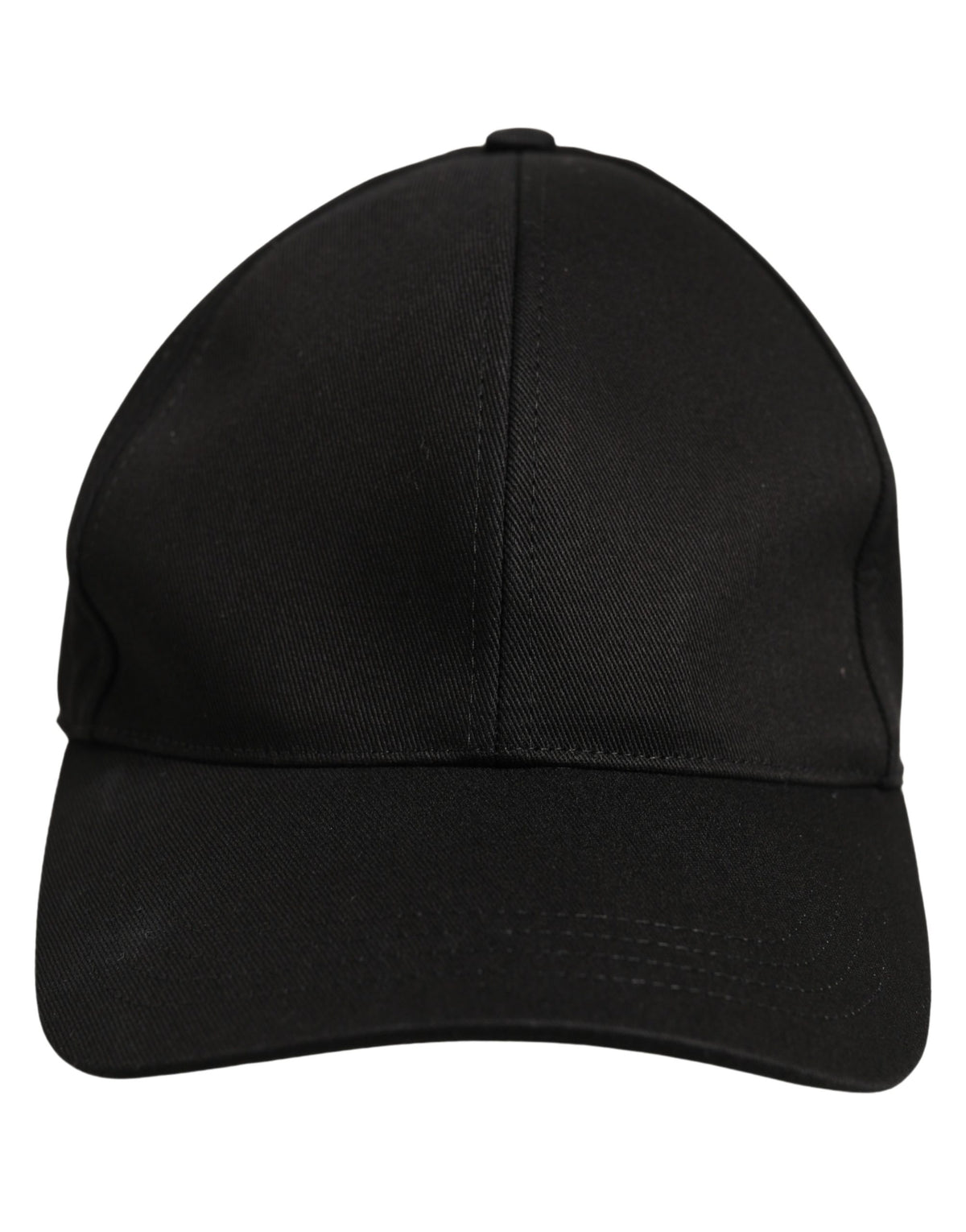 Casquette de Baseball Dolce & Gabbana Homme Noire en Coton 6 Panneaux