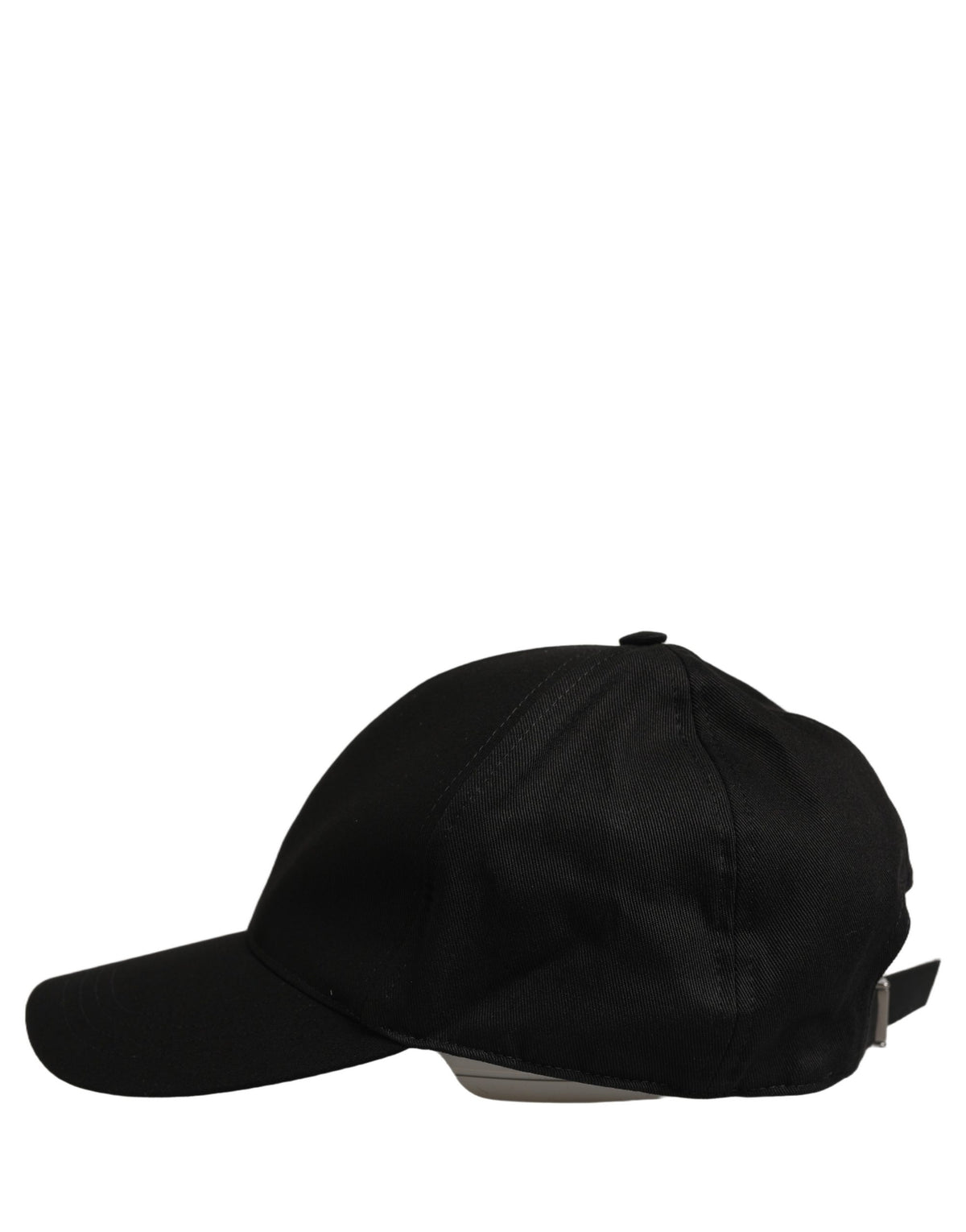 Casquette de Baseball Dolce & Gabbana Homme Noire en Coton 6 Panneaux