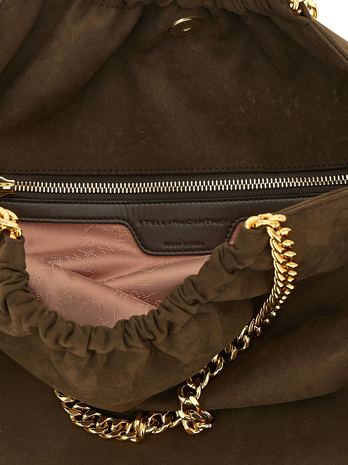Stella McCartney Brown Polyester Shoulder Bag